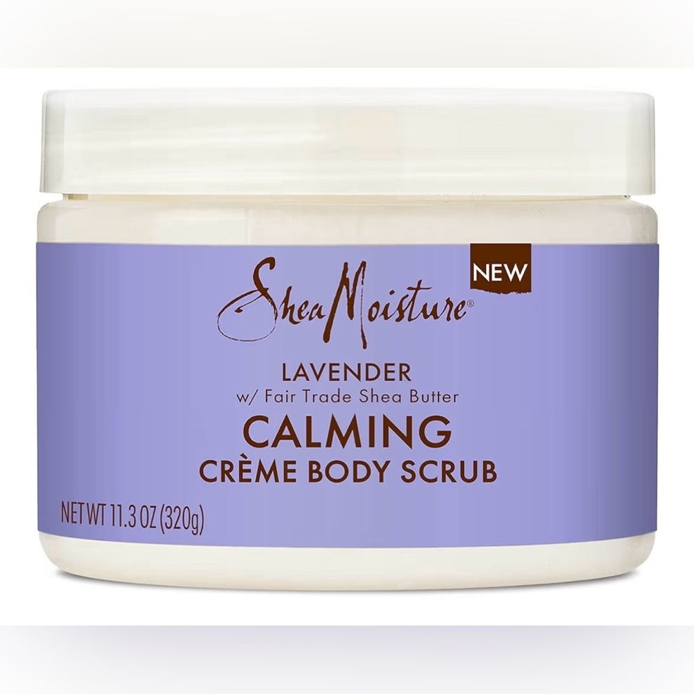 ⭐️NEW/SEALED⭐️ SheaMoisture~Lavender Calming Crème Body Scrub~*SET OF 2*